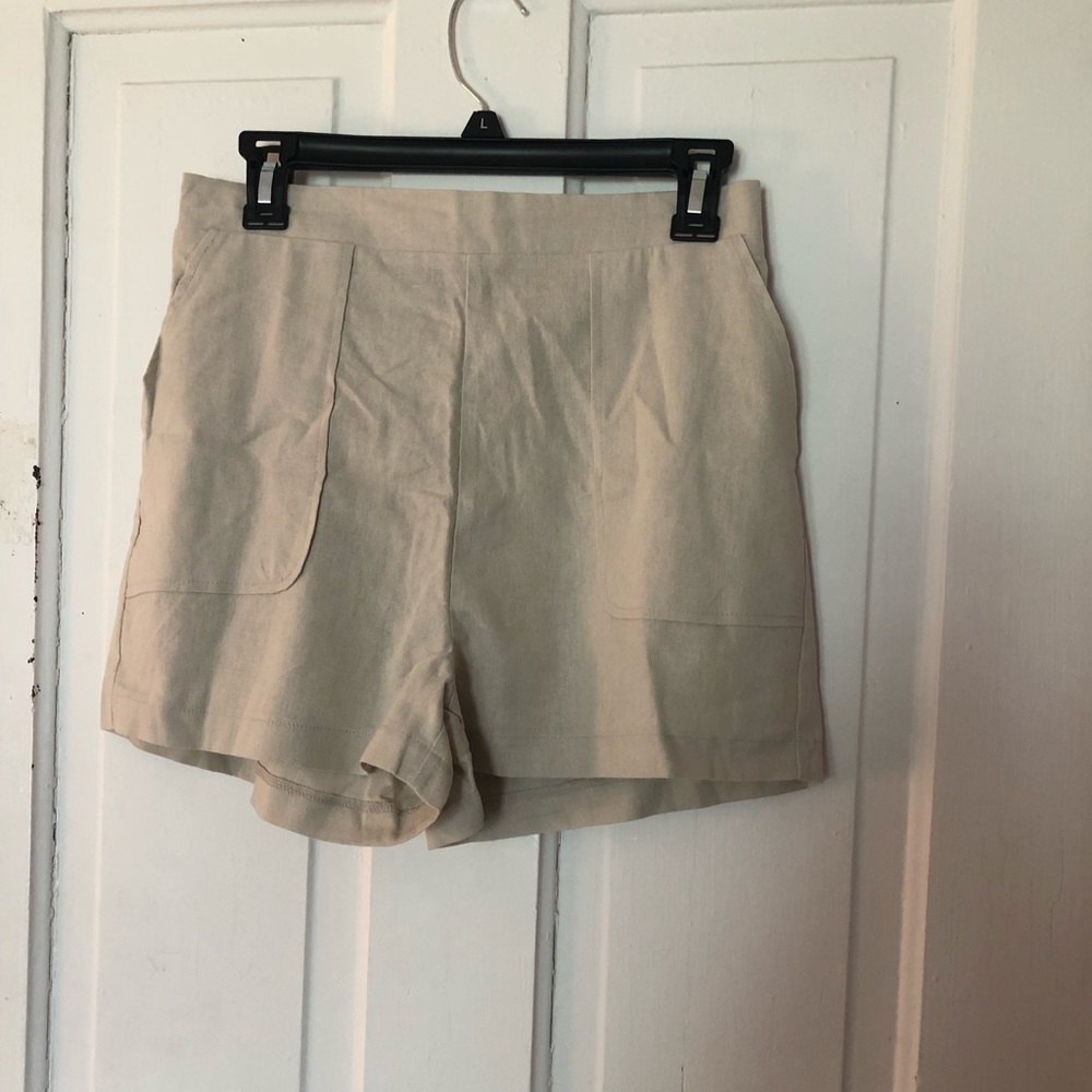 Linen shorts